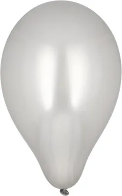 Produktbild von 120 Papstar Luftballons Ø 25 cm silber 18969