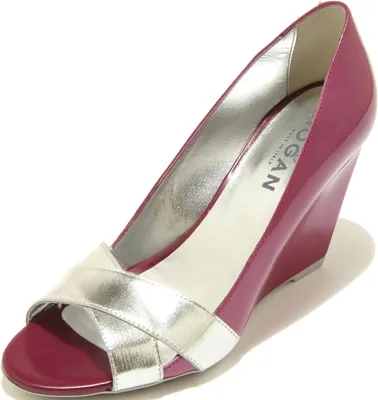 Zdjęcie produktu dla 7009F decollete spuntata donna HOGAN zeppa h 227 fasce incrociate buty damskie