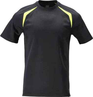 Produktbild von MASCOT® ACCELERATE MULTISAFE 21582 Herren T-Shirt Schwarzblau/Hi-vis Gelb XXL