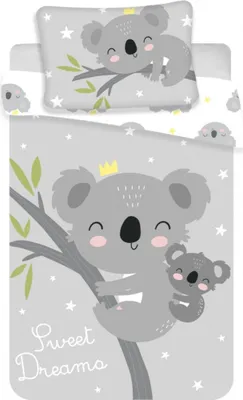Produktbild von Koala Sweet dreams Babybettlaken 100x135, 40x60 cm