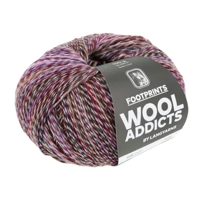 Produktbild von Lang Yarns - Footprints 0011 lila fuchsia braun