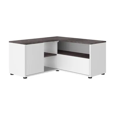 Produktbild von TV-Schrank Weiß und Beton, 90 x 90 x 45