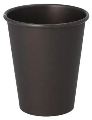 Produktbild von 1000 Papstar Trinkbecher, Pappe To Go 0,2 l Ø 8 cm, 9,2 cm schwarz 37487