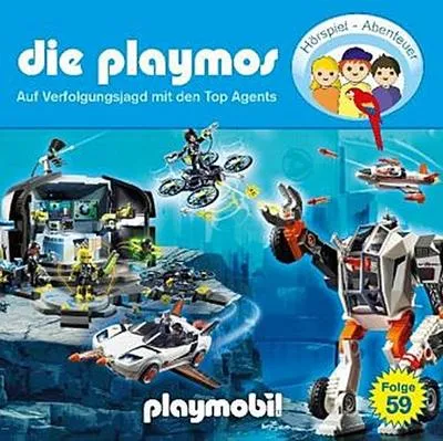 Produktbild von Playmos,Die-(59)Auf Verfolgungsjagd Mit Den Top Ag