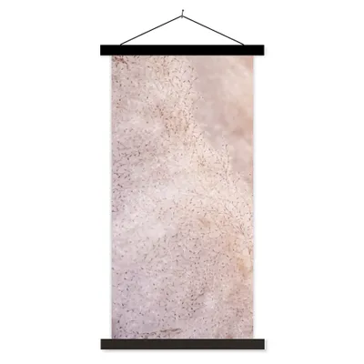 Produktbild von MuchoWow® Textilposter Pampasgras - Struktur - Pflanzen - Natur 40x80 cm mit schwarzem Rahmen - Wandemalerei