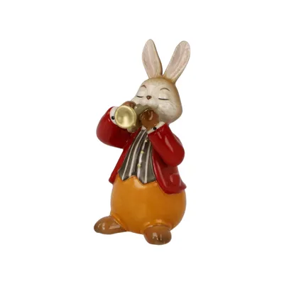 Image de Goebel Hase - Eifriger Trompeter (Figur, Steingut)