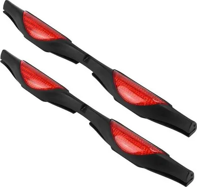 Immagine prodotto di Strisce riflettenti rosse per la protezione delle portiere dell'auto, set da 2 pezzi