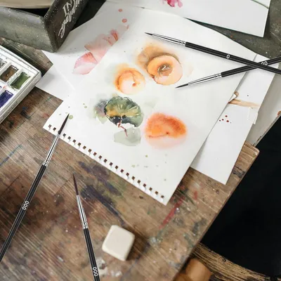 Produktbild von Feine Pinselset - 30 Stück zum Malen nach Zahlen, Kleine Detailpinsel für Acryl, Aquarell, Modellbau und Basteln mit feiner Spitze - #00