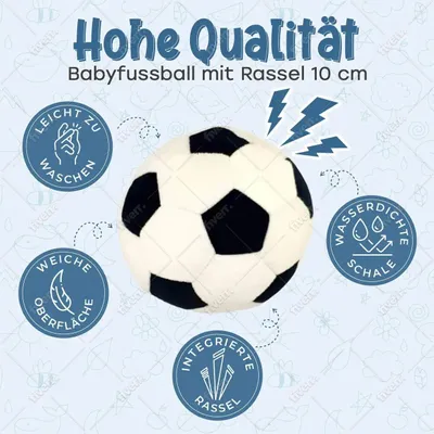 Produktbild von Trullala Baby Ball – Lieblingsball der Kleinen mit Rassel