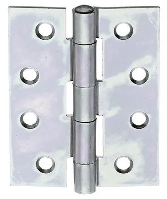 Image de Alberts 851484 Charnière, demi-largeur, galvanisée sendzimir, 63 x 63 mm, set de 20 pièces