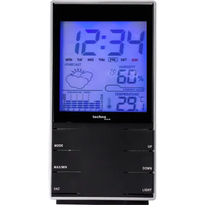 Produktbild von Technoline WS 9120, Schwarz, Silber, AAA, 176 mm, 87 mm, 54 mm, 160 g