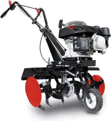 Produktbild von Scheppach Benzin Motorhacke MTP560 | 4 Takt Benzin Motor mit 3,7 PS | Arbeitsbreite 360-560mm | Arbeitstiefe 260mm | Hackmesser Ø 260mm | 24 Messer
