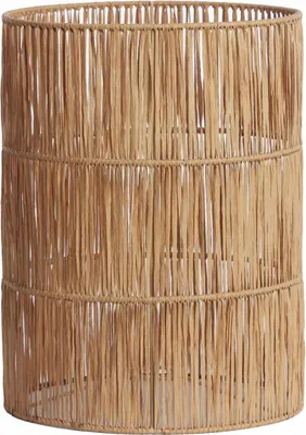 Produktbild von Light & Living - Lampenschirm Lanzano - Braun - 40x40x50cm - Stoffschirm für E27