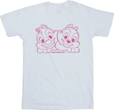 Produktbild von Disney - "Chip 'n' Dale Nuts About You" T-Shirt für Herren BI20665 (XL) (Weiß)