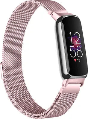 Produktbild von Strap-it Fitbit Inspire 3 Milanaise Armband (Pink)