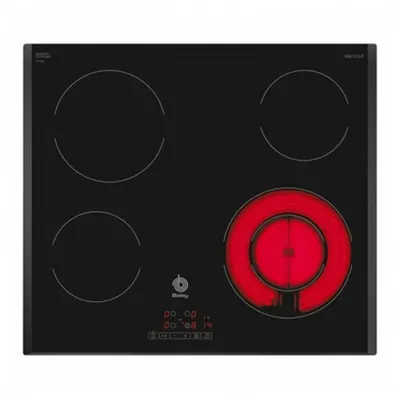 Zdjęcie produktu dla Balay 3EB721LR, Czarny, Wbudowany, Ceramiczna, Szkło ceramiczne, 4 stref(y), 4 stref(y)