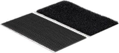 Produktbild von VELCRO® Klettstreifen Extra Stark Selbstklebend, Haken & Flausch 50mm x 100mm x 2 sets Schwarz