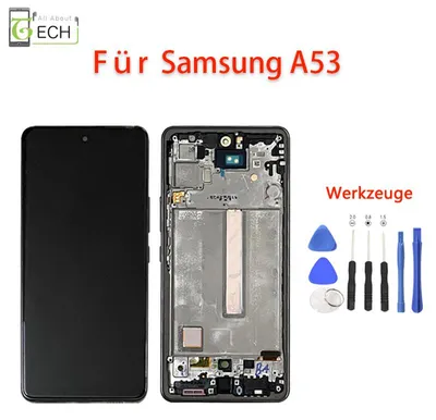 Produktbild von Für Samsung Galaxy A53 5G OLED Display kein LCD Rahmen Touch Screen