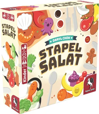 Produktbild von Pegasus Stapelsalat, Brettspiel, Bildend, 5 Jahr(e), 10 min, 20 min, Familienspiel