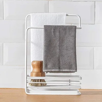 Produktbild von Schwammhalter mit Ablage, Spülbürste, Schränkchen Organizer