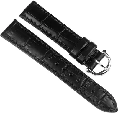 Produktbild von Original Maurice Lacroix Louisiana Ersatzband Uhrenarmband Leder Band schwarz 16mm 293611610