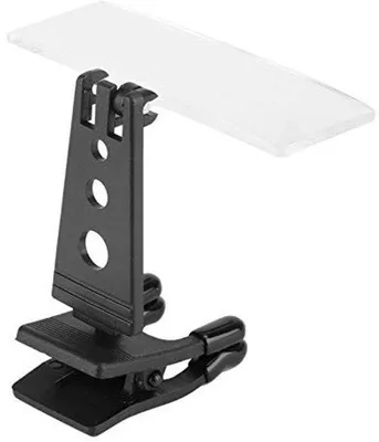 Immagine prodotto di Lente d'ingrandimento 3-in-1 senza mani - Materiale: plastica - Ingrandimenti: 1,5X/2,5X/3,5X - Adatta per la riparazione di orologi