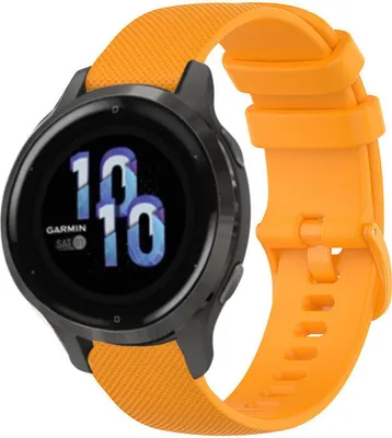 Produktbild von Strap-it Garmin Venu 2s Armband Silikon - 40mm - Orange