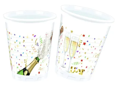 Produktbild von 8 Becher Champagner Party