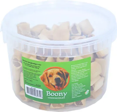 Image de Boony Biscuits pour chiens Assortiment de biscuits 1000 g - Gebr de boon