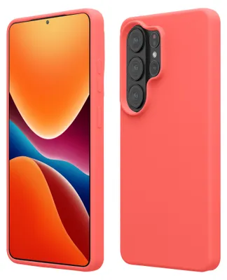 Produktbild von kwmobile Handyhülle für Samsung Galaxy S26 Ultra Hülle - Case Silikon - Kabelloses Laden - Schutzhülle Cover in Neon Koralle