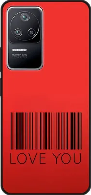 Produktbild von König Design Hülle kompatibel mit Xiaomi Poco F4 Kunststoff Soft Handyhülle - Handy Case Love You