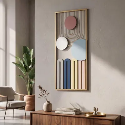 Immagine prodotto di Mauro Ferretti Pannello murale colorato 37x2x84 cm multicolore