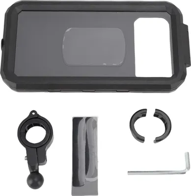 Produktbild von Wasserdichte Fahrrad-Telefonhalterung, 360-Grad-Drehung, hochempfindlicher Touchscreen-Motorrad-Lenkerhalter für 5,5–6,8 Zoll
