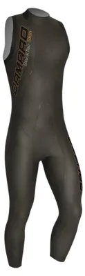Immagine prodotto di Camaro Blacktec Uomo 7/8 Shorty Speedskin Triathlon Muta da bagno - Taglia: S (48)