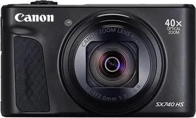 Produktbild von Canon PowerShot SX740 HS, 20,3 MP, 5184 x 3888 Pixel, 1/2.3", CMOS, 40x, 4K Ultra HD