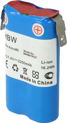 Produktbild von vhbw Akku kompatibel mit Gardena Accu80 8803, Accu80 8824 Grasschere, Strauchschere Heckenschere Gartengeräte (2200mAh 7,2V Li-Ion)