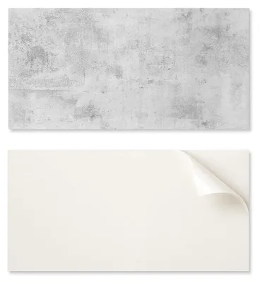 Obrázok produktu pre Vinylpanel s dekorom vhodný do kuchyne alebo kúpeľne, rozmer 100 x 50 cm, s textúrou imitujúcou betón
