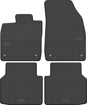 Immagine prodotto di Tappetini in gomma adatti per Skoda Enyaq (dal 2020) Set di tappetini in gomma neri + tappo