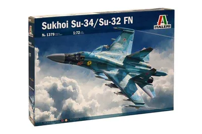 Obrázek produktu pro Italeri SUKHOI SU-34/SU-32 FN, Model letadla s pevnými křídly, Montážní sada, 1:72, SUKHOI SU-34/SU-32 FN, Jakékoliv pohlaví, Plast