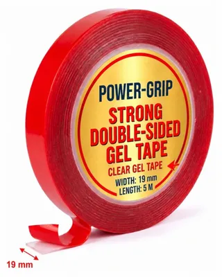 Produktbild von Transparentes Gel Montageband Doppelseitig 19 mm x 5 m Extra Stark