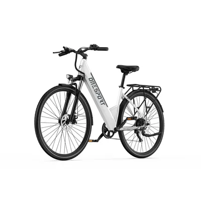 Image de OT12 : Vélo électrique urbain pour adultes, modèle pédalier assisté, moteur 250W, vitesse maximale 25 km/h, batterie 36V 13Ah, pneus larges de 27,5 pouces, freins à disque mécaniques, charge maximale : 120 kg
