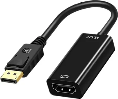 Produktbild von DisplayPort zu HDMI Adapter Stecker DP zu Buchse HDMI Konverter DP to HDMI 4K