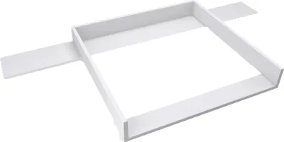 Produktbild von regalik Wickelaufsatz mit Platte für Hemnes von IKEA, Wickeltischaufsatz für 50x160 cm Kommoden, Abnehmbar Wickelkommode aufsatz, Gerade Frontplatten, Weiß