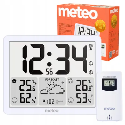 Image de Station Météorologique Meteo Sp209 – Capteur Sans Fil, Baromètre, Dcf, Thermomètre