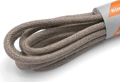 Produktbild von RINGELSPITZ - Rund Medium Gewachst – Stilvolle und Robuste Schnürsenkel - 90 cm, auster