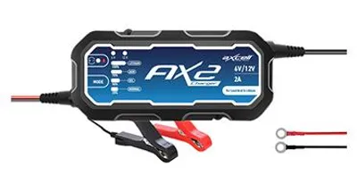 Image de Chargeur Et Mainteneur De Batterie Axcell Ax2 Smart Charger, Pour Batteries Plomb-acide 6v/12v Et Lithium 12v, Courant De Charge