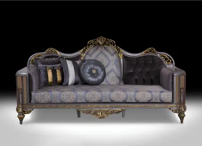 Produktbild von Sofa 3 Sitzer Textil Holz Modern Sofa Polster Couch Sofas Design Luxus Neu Sofa