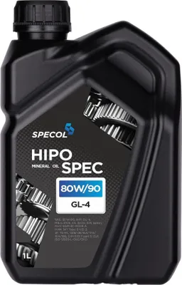 Produktbild von SPECOL 100961 Hipospec Getriebeöl Mineralöl 80W-90 für Schaltgetriebe Differentialgetriebe 1L