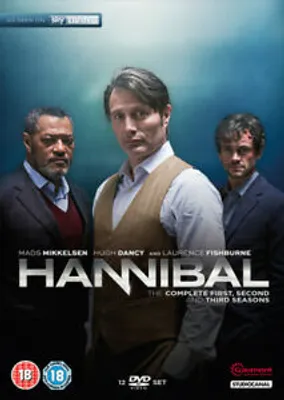 Produktbild von Hannibal: The Complete Series DVD (2015) Mads Mikkelsen cert 18 12 discs