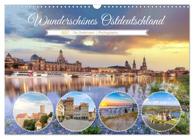 Produktbild von Wunderschönes Ostdeutschland (Wandkalender 2027 DIN A3 quer), CALVENDO Monatskalender